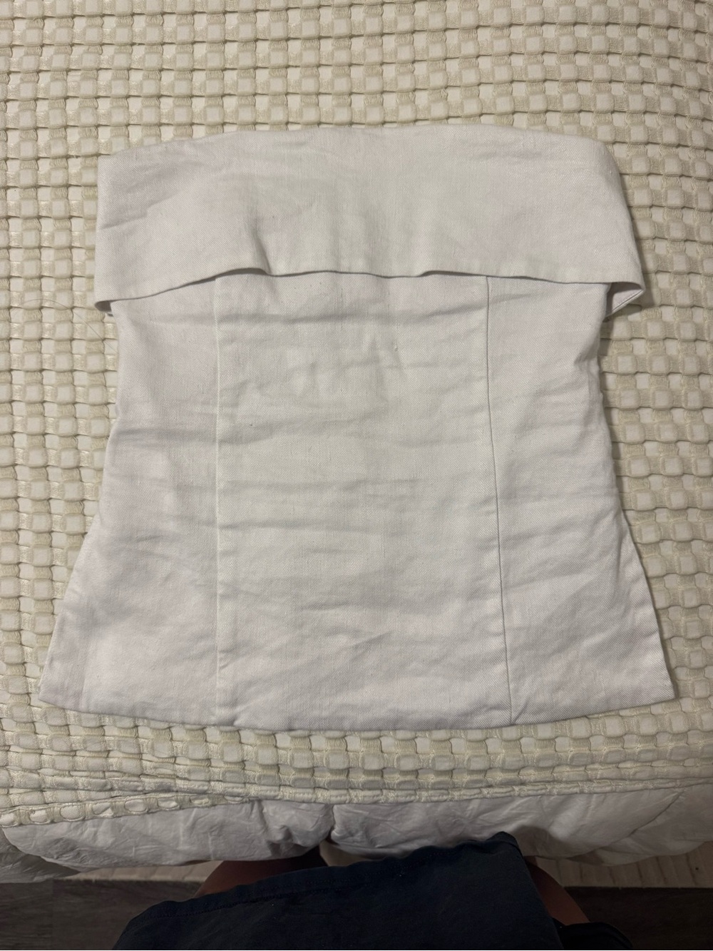 Aritzia Babaton linen light birch element tube top in size 2
